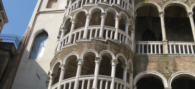The spiral staircase of Palazzo Contarini del Bovolo